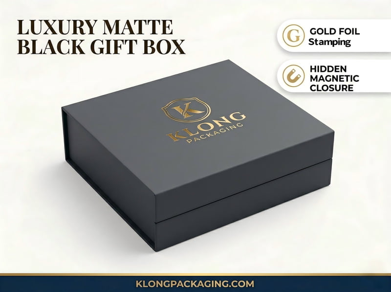 premium magnetic rigid gift box packaging