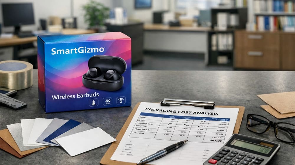 Paper packaging cost analysis with carton samples