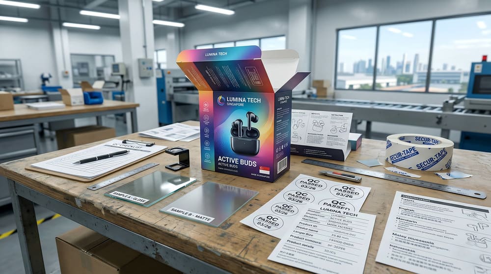 Reviewing plastic-related components in paper packaging system