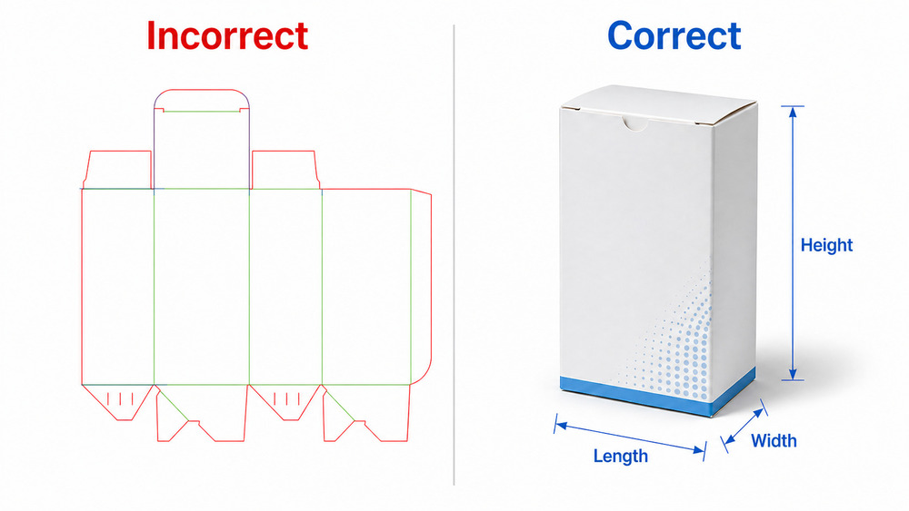 folding carton compliance mistakes dieline vs assembled dimensions anti dumping duty