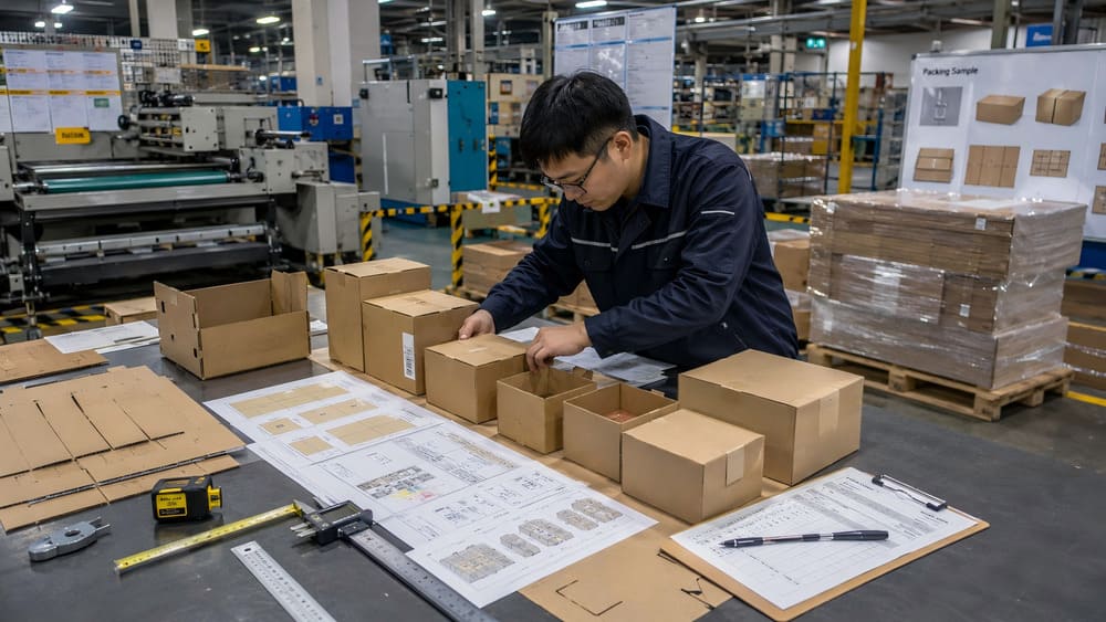 Engineering evaluation of master carton configuration and shipment space efficiency