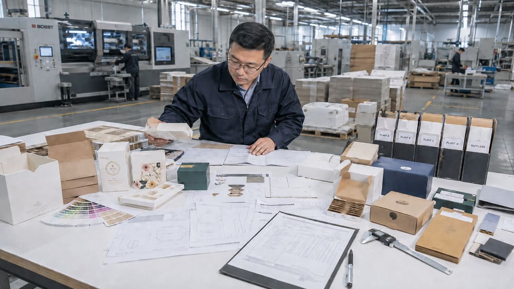 China plus one packaging supply strategy with multi-location manufacturing coordination