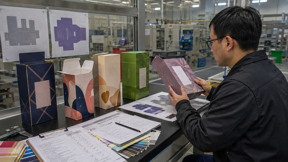 Packaging sample approval with engineering validation before mass production