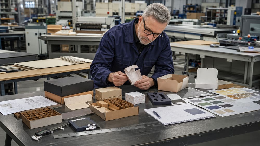 Packaging sourcing strategy review based on manufacturing capability and supply risk
