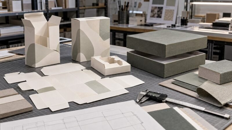 Premium folding carton and traditional rigid box compared by structure, material use, and packaging construction.